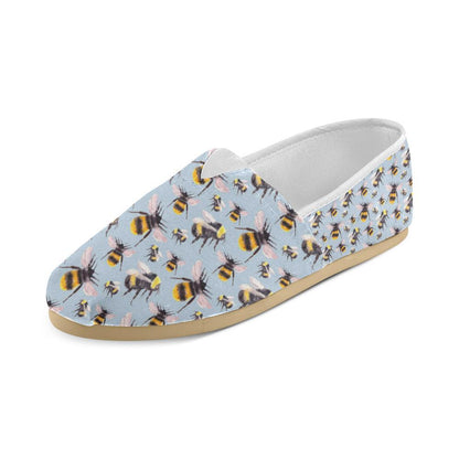 Bee Pattern Print Design BEE08 Women Casual Shoes-JorJune.com