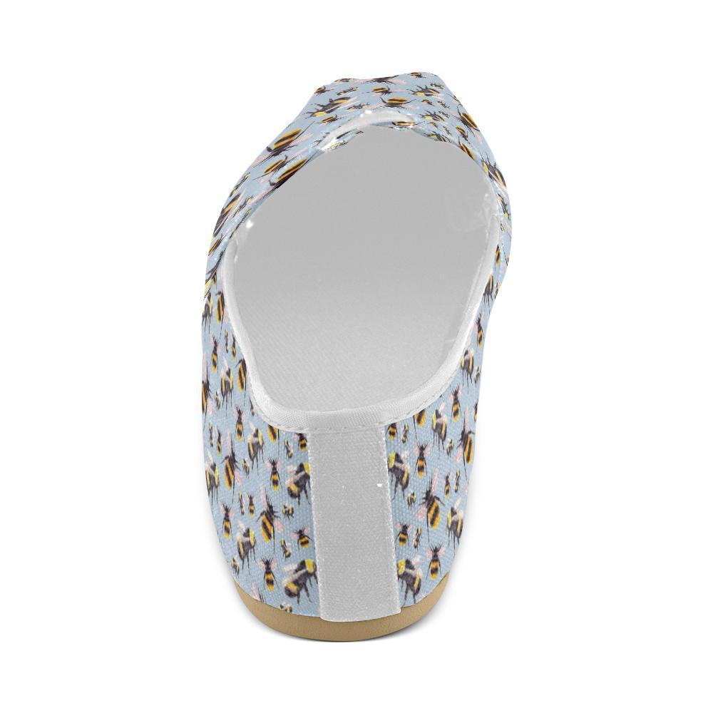 Bee Pattern Print Design BEE08 Women Casual Shoes-JorJune.com