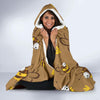 Bee Pattern Print Design BEE09 Hooded Blanket-JORJUNE.COM