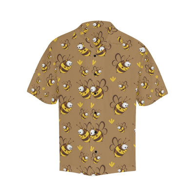 Bee Pattern Print Design BEE09 Men Hawaiian Shirt-JorJune