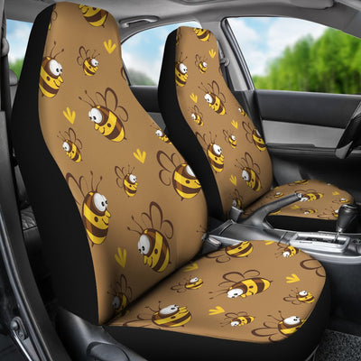 Bee Pattern Print Design BEE09 Universal Fit Car Seat Covers