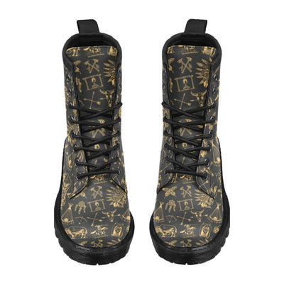 American indian Gold Style Women's Boots