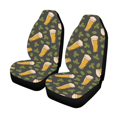 Beer Iris Pattern Print Design 02 Car Seat Covers (Set of 2)-JORJUNE.COM