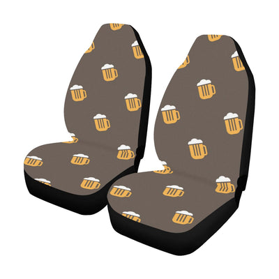 Beer Pattern Print Design 01 Car Seat Covers (Set of 2)-JORJUNE.COM