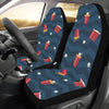 Beer Pong Pattern Print Design 01 Car Seat Covers (Set of 2)-JORJUNE.COM
