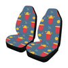 Beer Pong Pattern Print Design 02 Car Seat Covers (Set of 2)-JORJUNE.COM