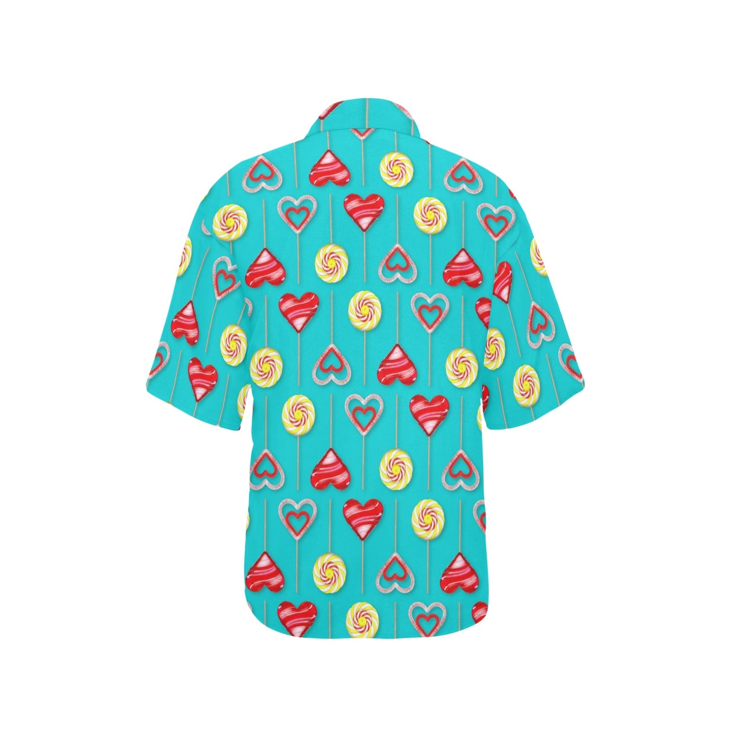 Lollipop Pattern Print Design LL06 Women's Hawaiian Shirt