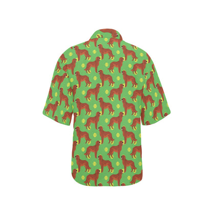 Setters Irish Print Design LKS302 Women's Hawaiian Shirt
