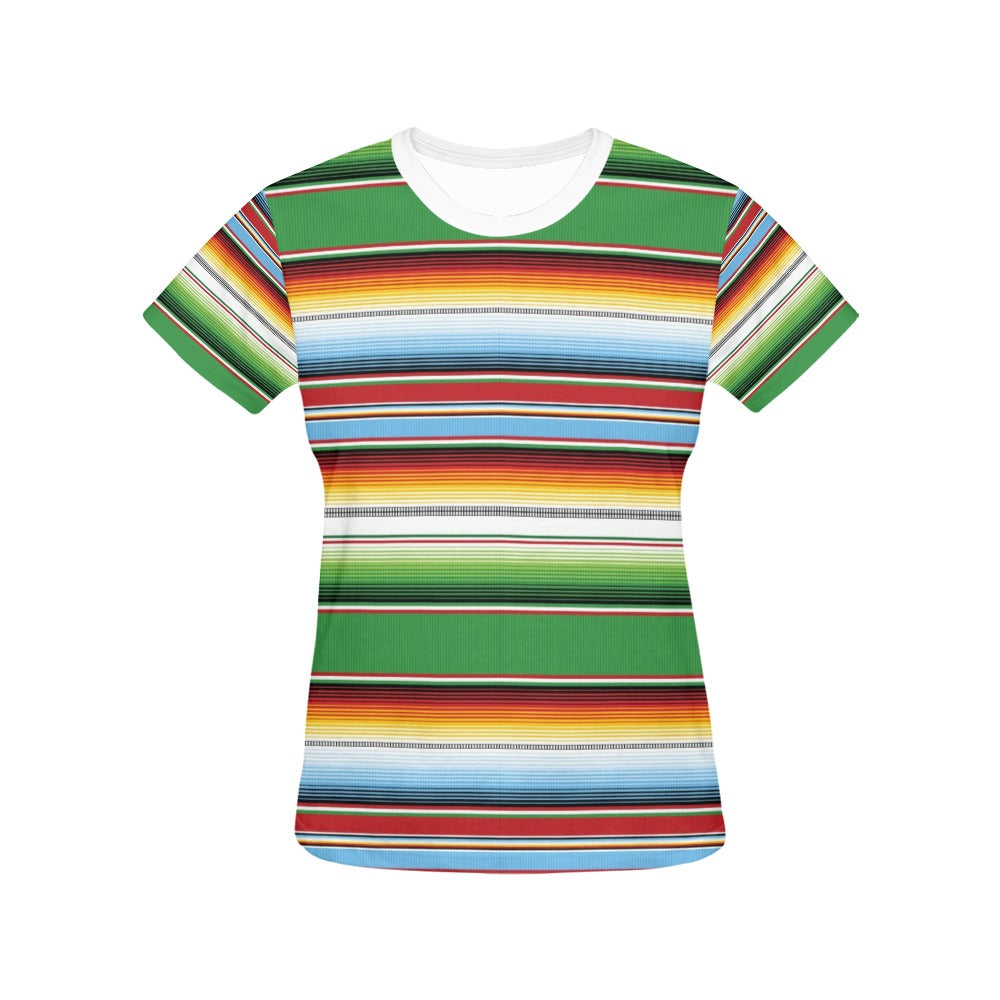 Serape Print Design LKS302 Women's  T-shirt