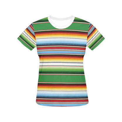 Serape Print Design LKS302 Women's  T-shirt