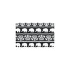 Elephant Pattern Kitchen Mat