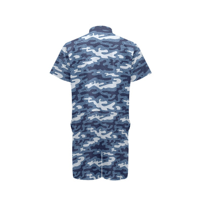 Jean Camouflage Pattern Print Design 05 Men's Romper