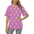 Bull Terrier Happy Print Pattern Women's Hawaiian Shirt