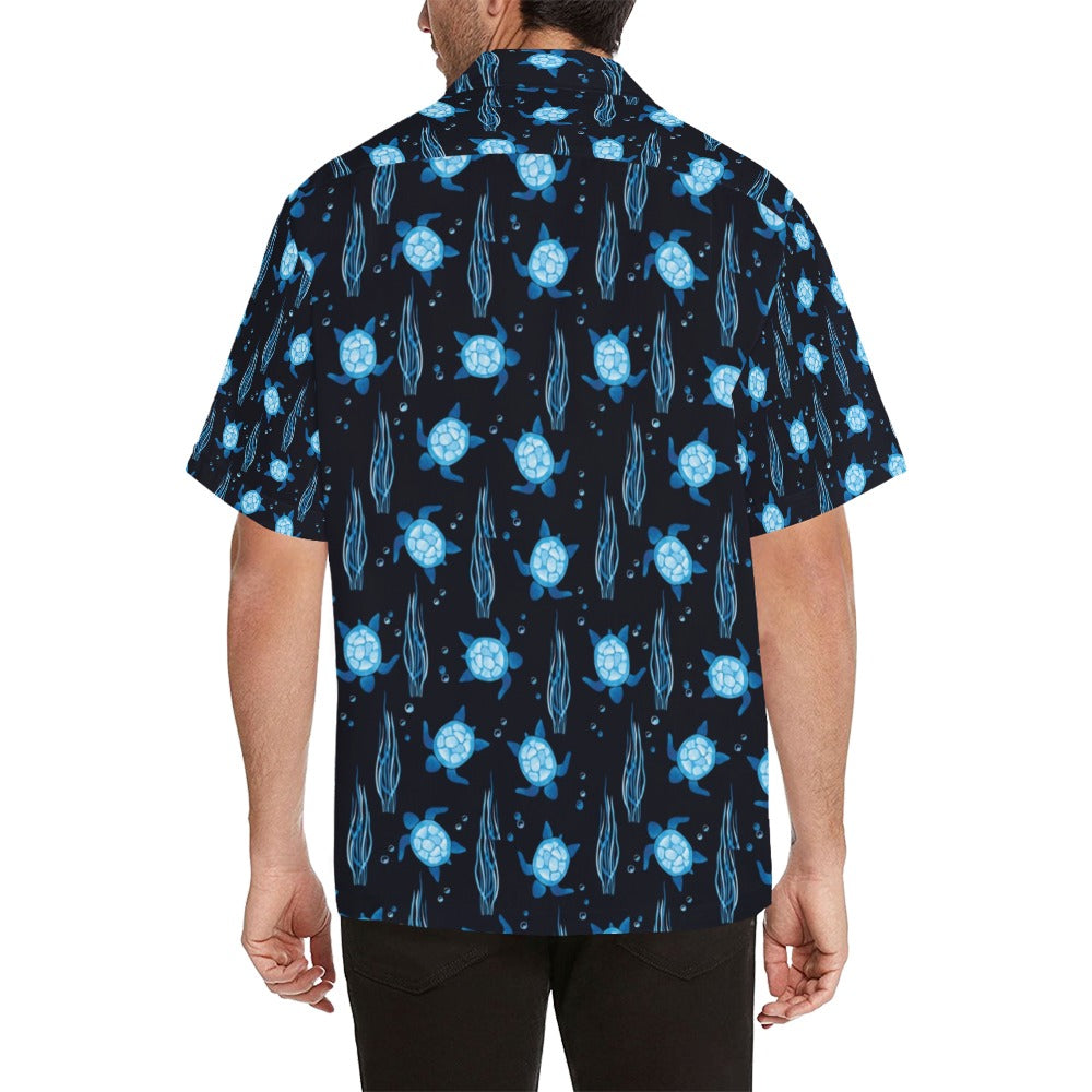 Sea Turtle Print Design LKS3013 Men's Hawaiian Shirt