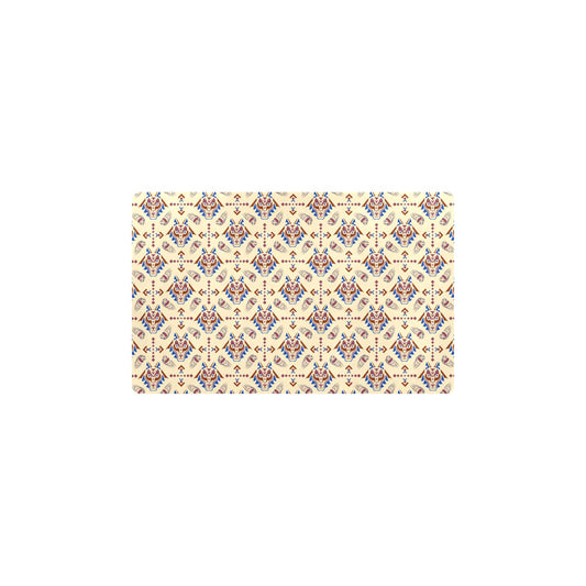 Aztec Wolf Pattern Print Design 03 Kitchen Mat