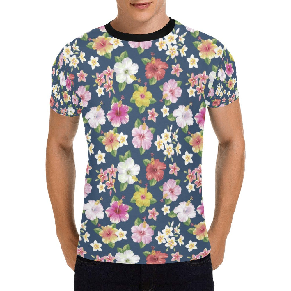 Hibiscus Sweet Print Design LKS304 Men's All Over Print T-shirt