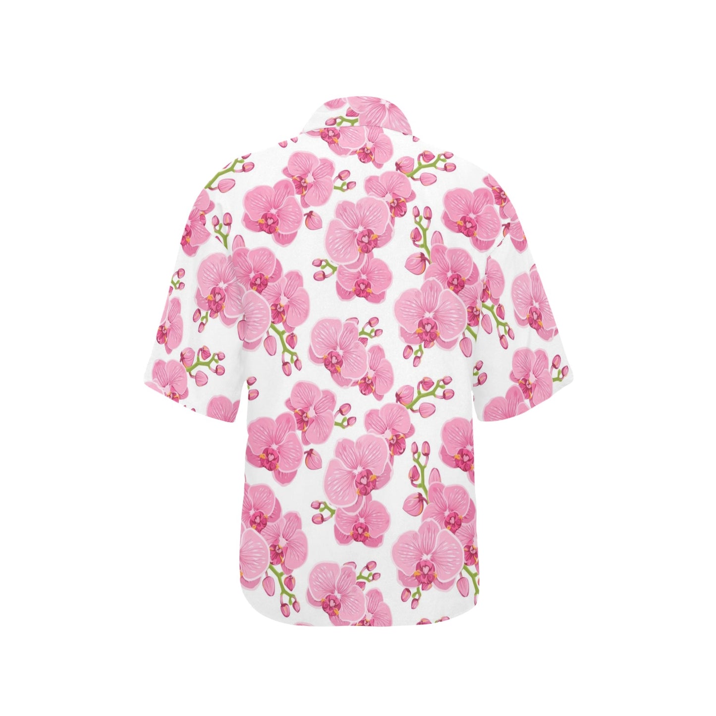Orchid Pink Pattern Print Design OR07 Women's Hawaiian Shirt