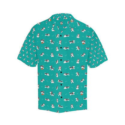 Siberian Huskies Print Design LKS303 Men's Hawaiian Shirt