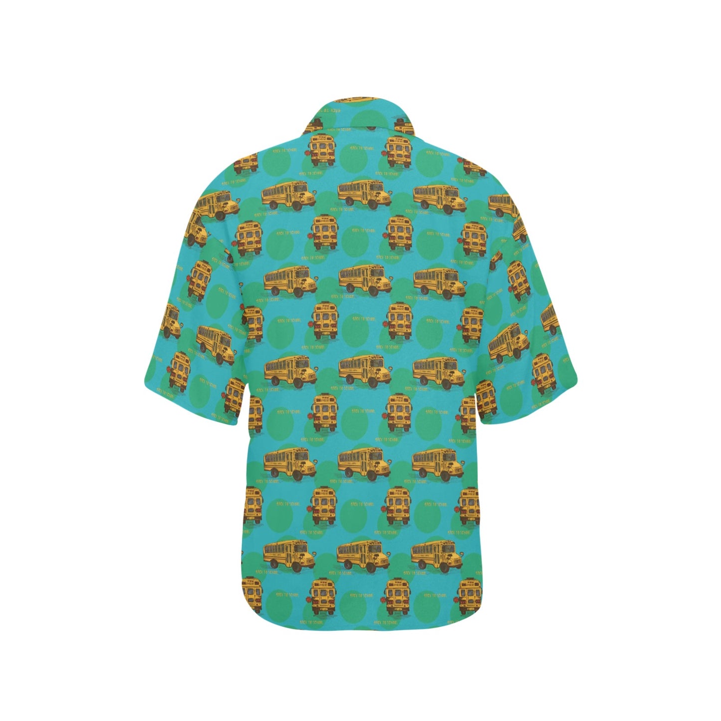 School Bus Print Design LKS308 Women's Hawaiian Shirt