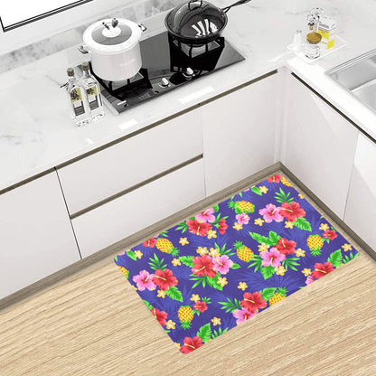Hawaiian Themed Pattern Print Design H05 Kitchen Mat