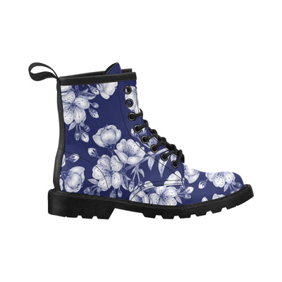 Cherry Blossom Pattern Print Design CB01 Women's Boots