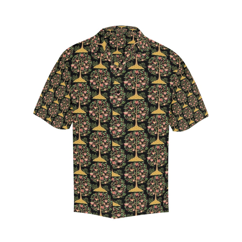 Tree Of Life Print Design LKS303 Men's Hawaiian Shirt