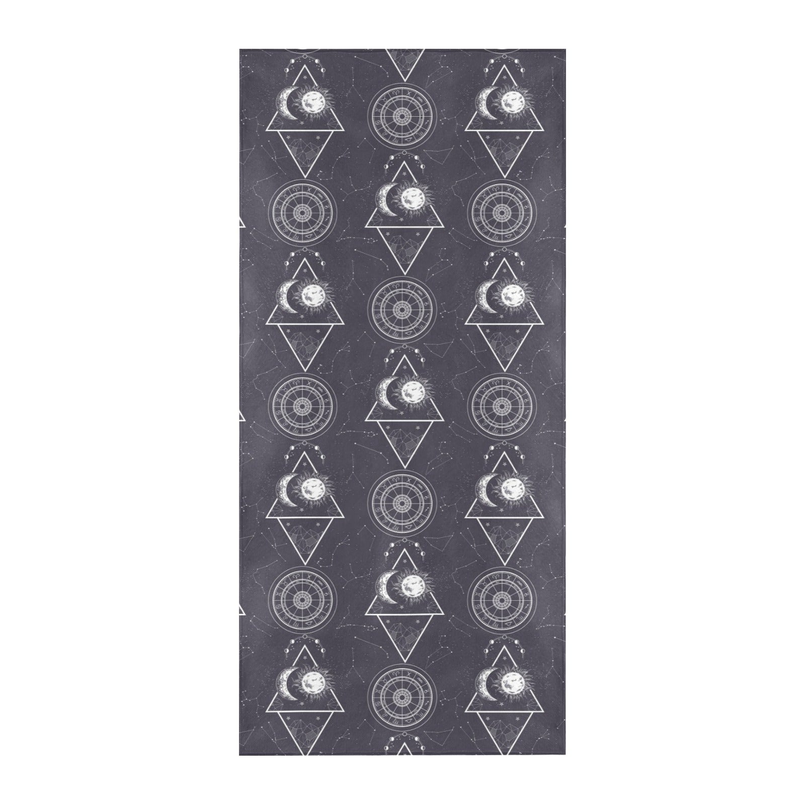 Sun Moon Print Design LKS309 Beach Towel 32" x 71"