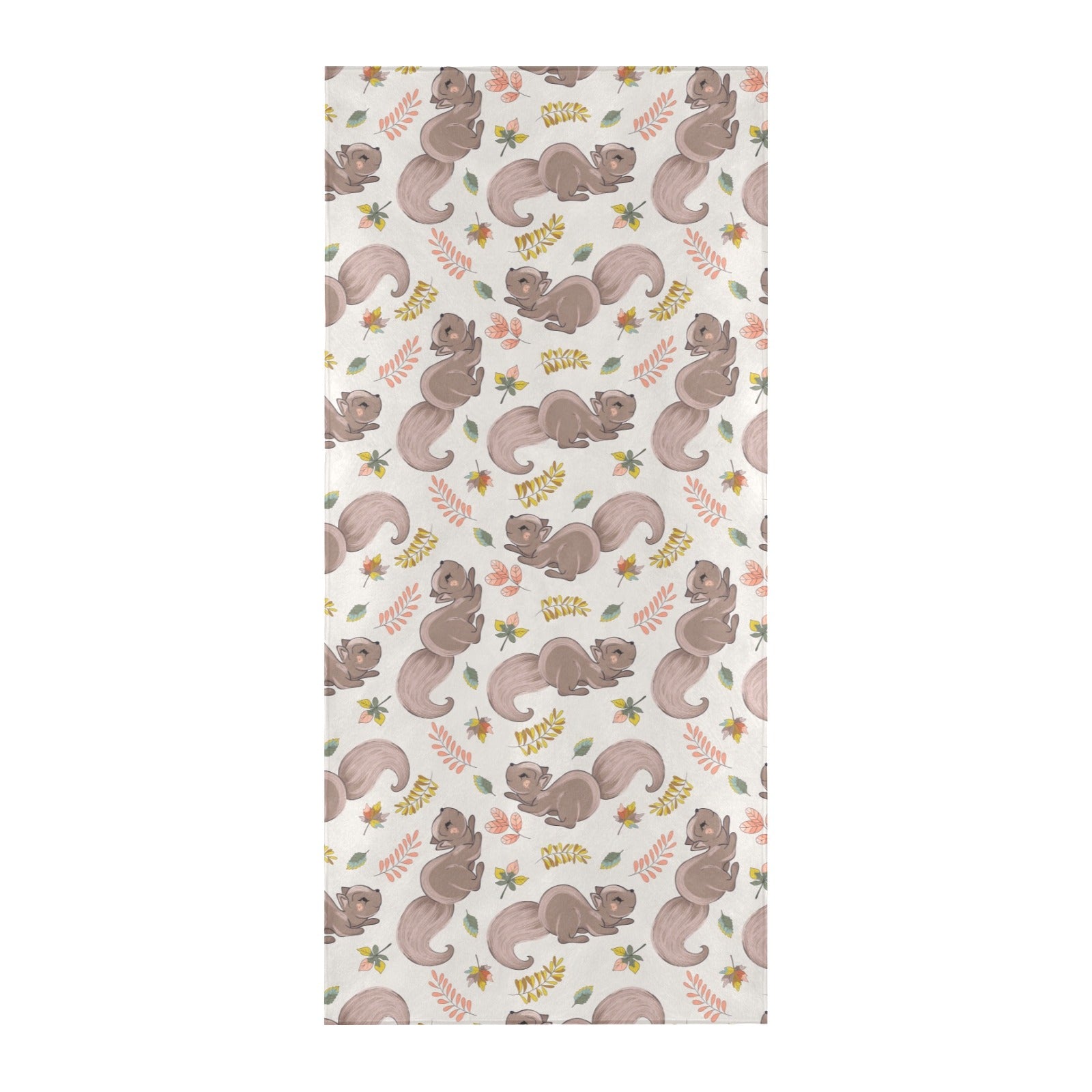 Squirrel Print Design LKS307 Beach Towel 32" x 71"