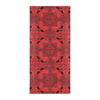 Bandana Red Print Design LKS304 Beach Towel 32" x 71"