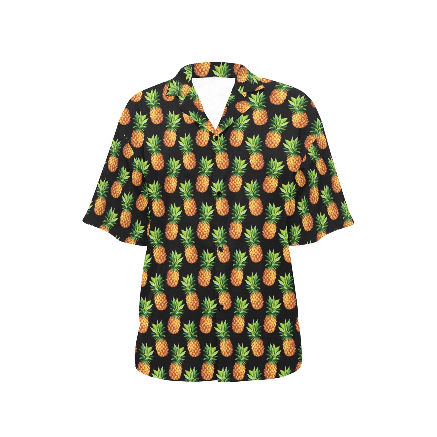 Pineapple Cute Print Design Pattern Women's Hawaiian Shirt