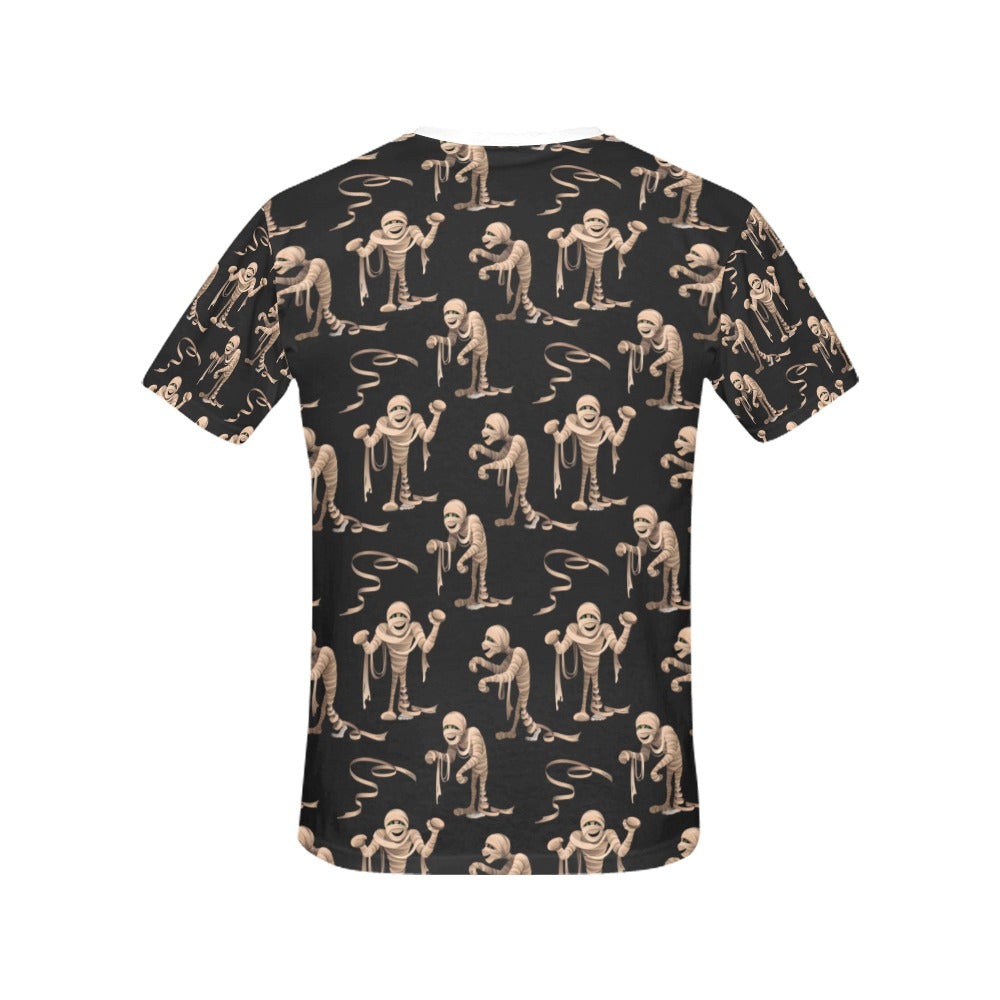 Mummy Print Design LKS302 Women's  T-shirt
