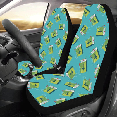 Bible Pattern Print Design 01 Car Seat Covers (Set of 2)-JORJUNE.COM