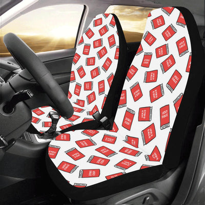 Bible Pattern Print Design 03 Car Seat Covers (Set of 2)-JORJUNE.COM