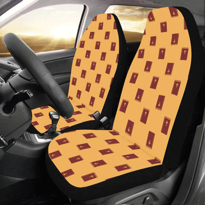 Bible Pattern Print Design 05 Car Seat Covers (Set of 2)-JORJUNE.COM