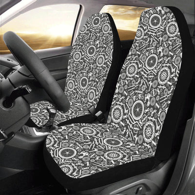 Bicycle Tools Pattern Print Design 02 Car Seat Covers (Set of 2)-JORJUNE.COM