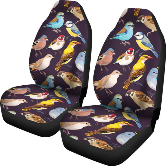 Bird Cute Print Pattern Universal Fit Car Seat Covers