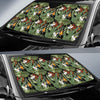 Bird Of Paradise Pattern Print Design 02 Car Sun Shade-JORJUNE.COM