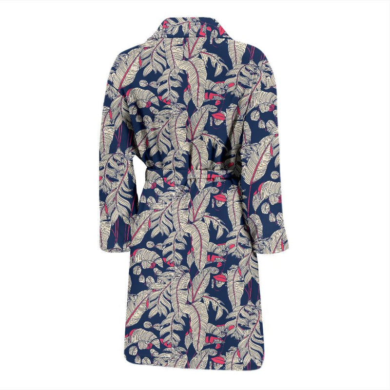 Bird Of Paradise Pattern Print Design 03 Men Bathrobe-JORJUNE.COM