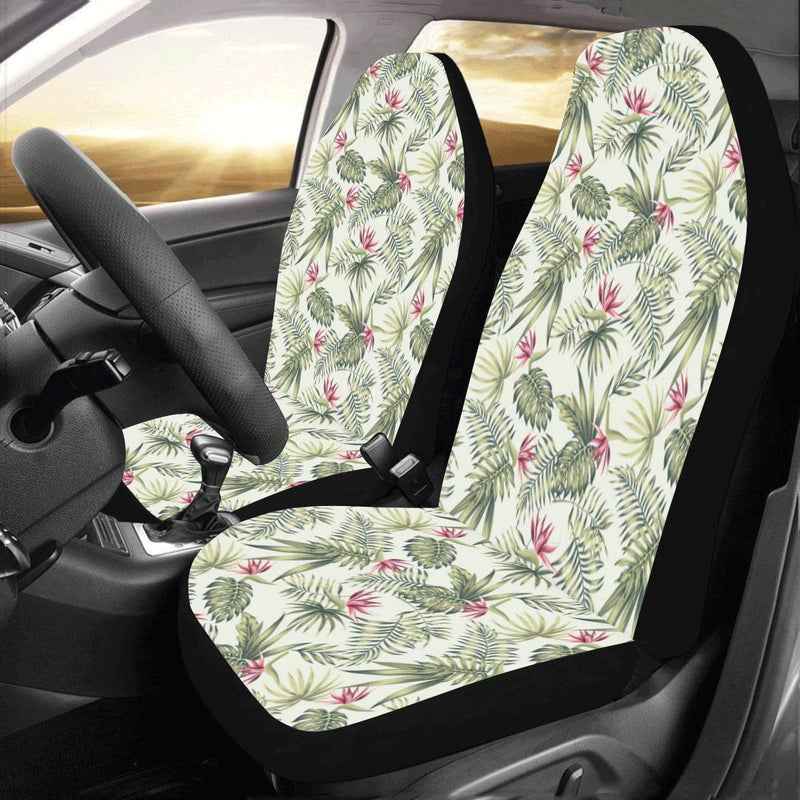 Bird Of Paradise Pattern Print Design 04 Car Seat Covers (Set of 2)-JORJUNE.COM