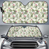 Bird Of Paradise Pattern Print Design 04 Car Sun Shade-JORJUNE.COM