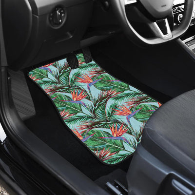 Bird Of Paradise Pattern Print Design BOP01 Car Floor Mats-JorJune