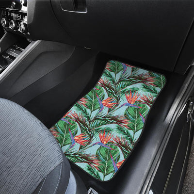 Bird Of Paradise Pattern Print Design BOP01 Car Floor Mats-JorJune