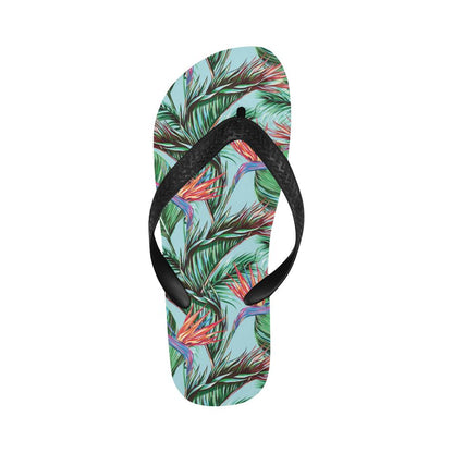 Bird Of Paradise Pattern Print Design BOP01 Flip Flops-JorJune