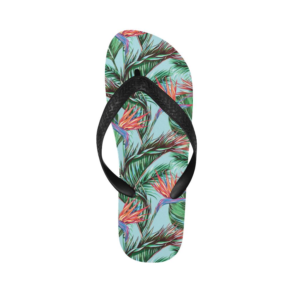 Bird Of Paradise Pattern Print Design BOP01 Flip Flops-JorJune