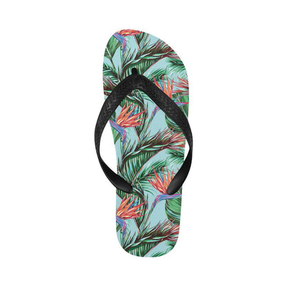 Bird Of Paradise Pattern Print Design BOP01 Flip Flops-JorJune