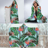 Bird Of Paradise Pattern Print Design BOP01 Hooded Blanket-JORJUNE.COM