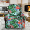 Bird Of Paradise Pattern Print Design BOP01 Recliner Slipcover-JORJUNE.COM