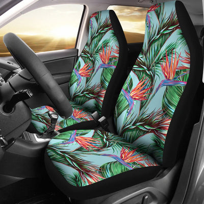 Bird Of Paradise Pattern Print Design BOP01 Universal Fit Car Seat Covers