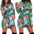 Bird Of Paradise Pattern Print Design BOP01 Women Hoodie Dress