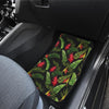 Bird Of Paradise Pattern Print Design BOP010 Car Floor Mats-JorJune